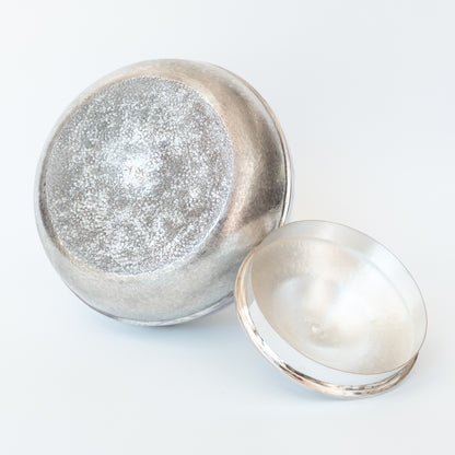 base of silver kettle/teapot