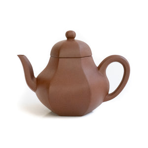 120ml Da Hongni Hexagonal Pear Shape Yixing Teapot