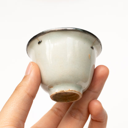50ml Ming Dynasty White Cup (字）