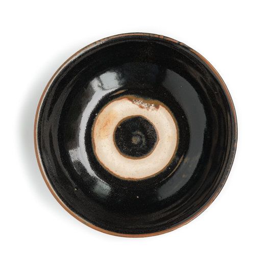 16.8cm Antique Black Bowl