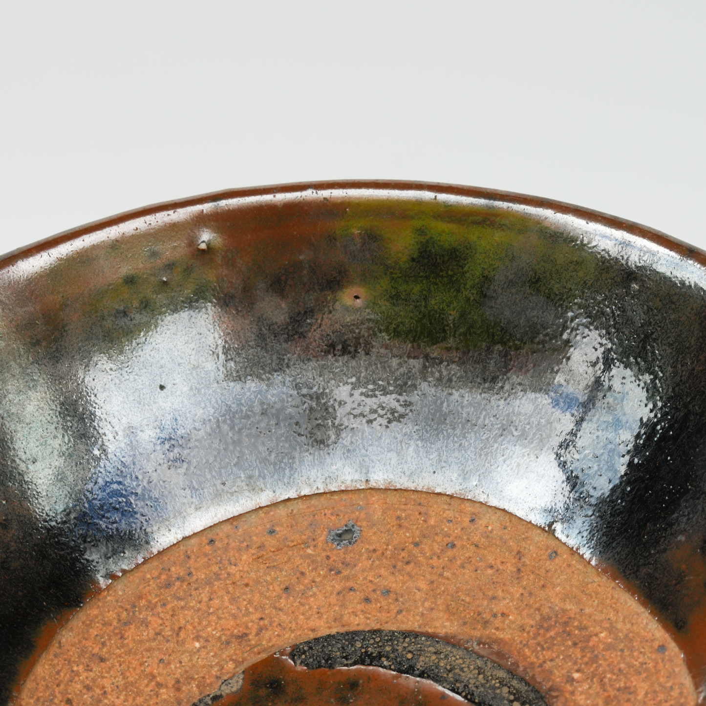 13.6cm Antique Black Bowl