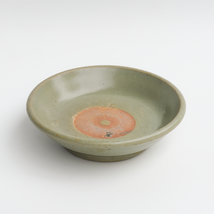 13.6cm Antique Long Quan Kiln Black Plate