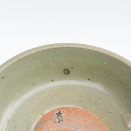 13.6cm Antique Long Quan Kiln Black Plate