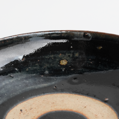 16.3cm Antique Black Bowl