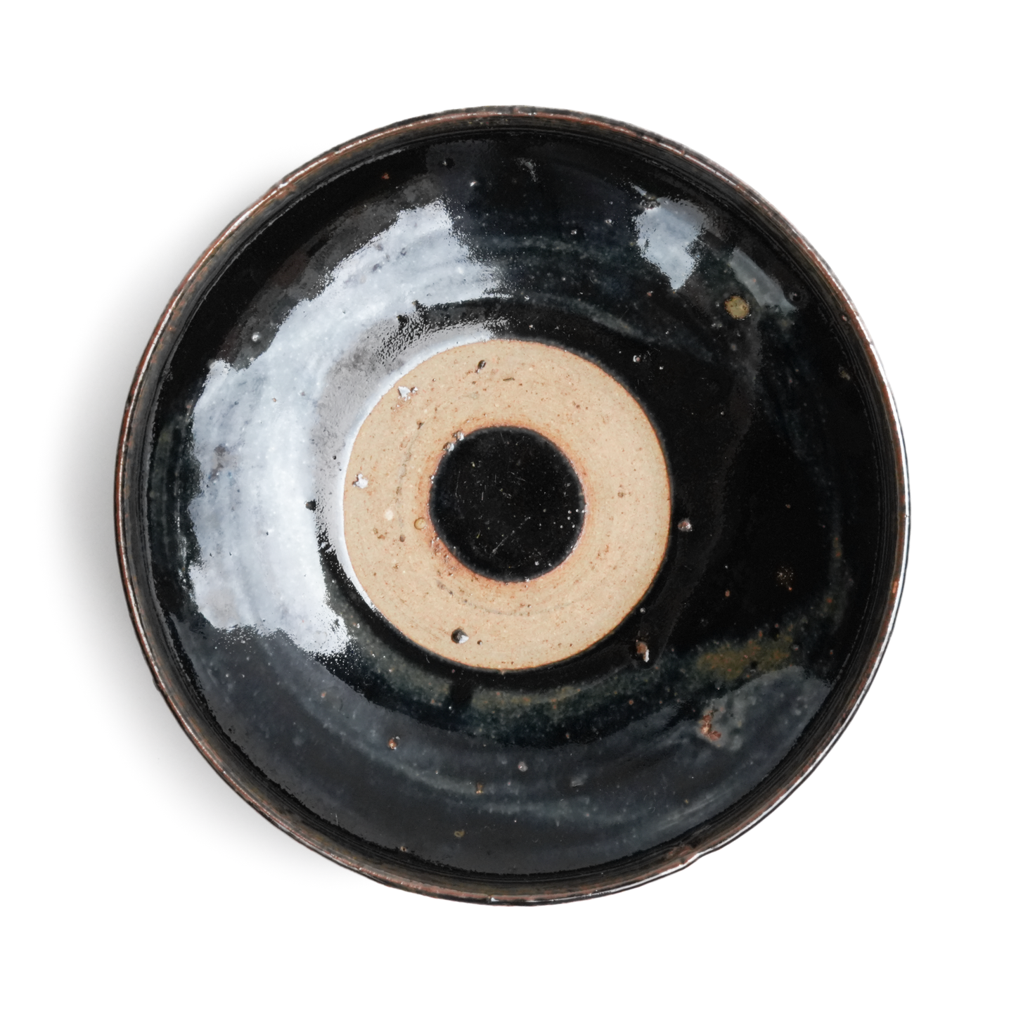 16.3cm Antique Black Bowl
