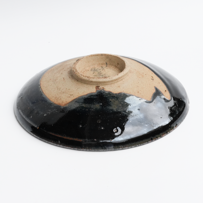 16.3cm Antique Black Bowl