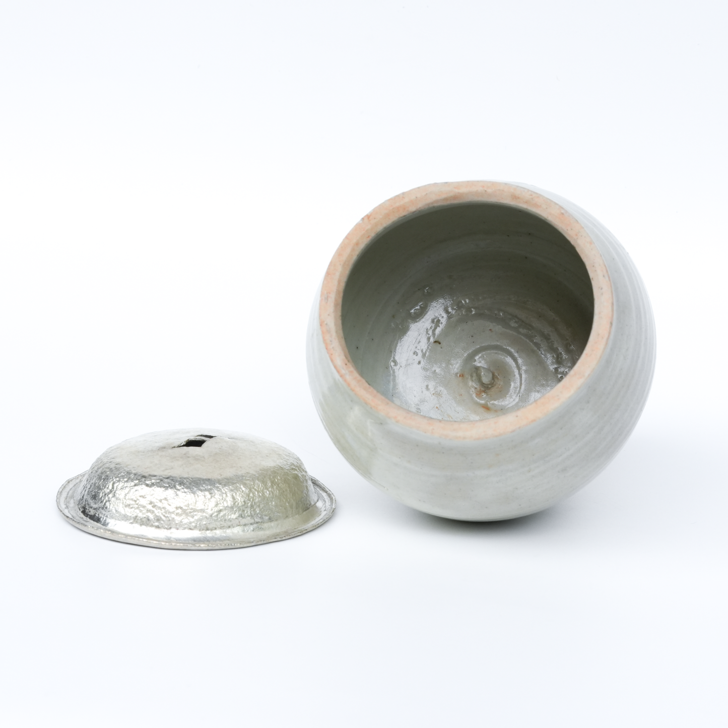 290ml Antique Handmade Waste Water Jar