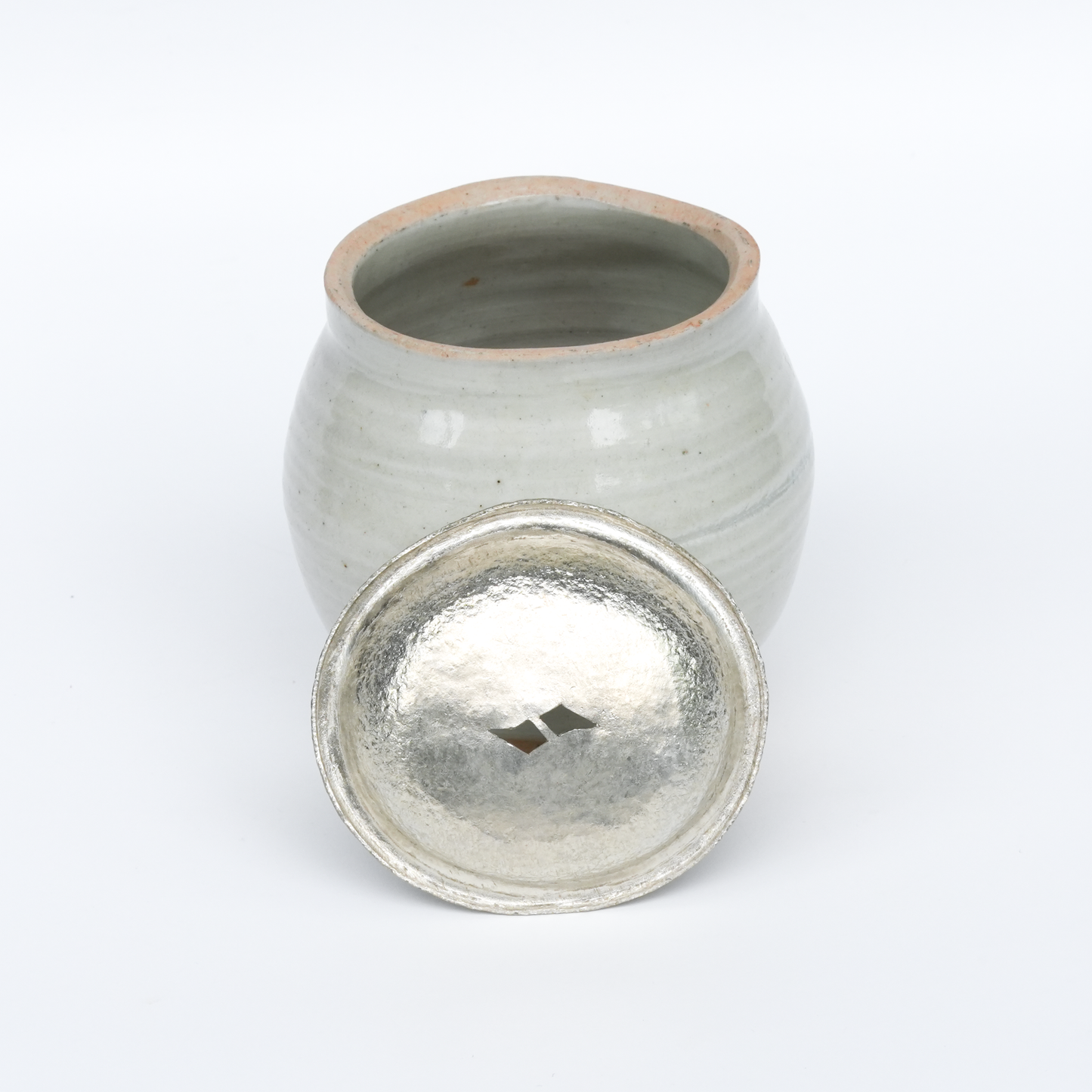 290ml Antique Handmade Waste Water Jar