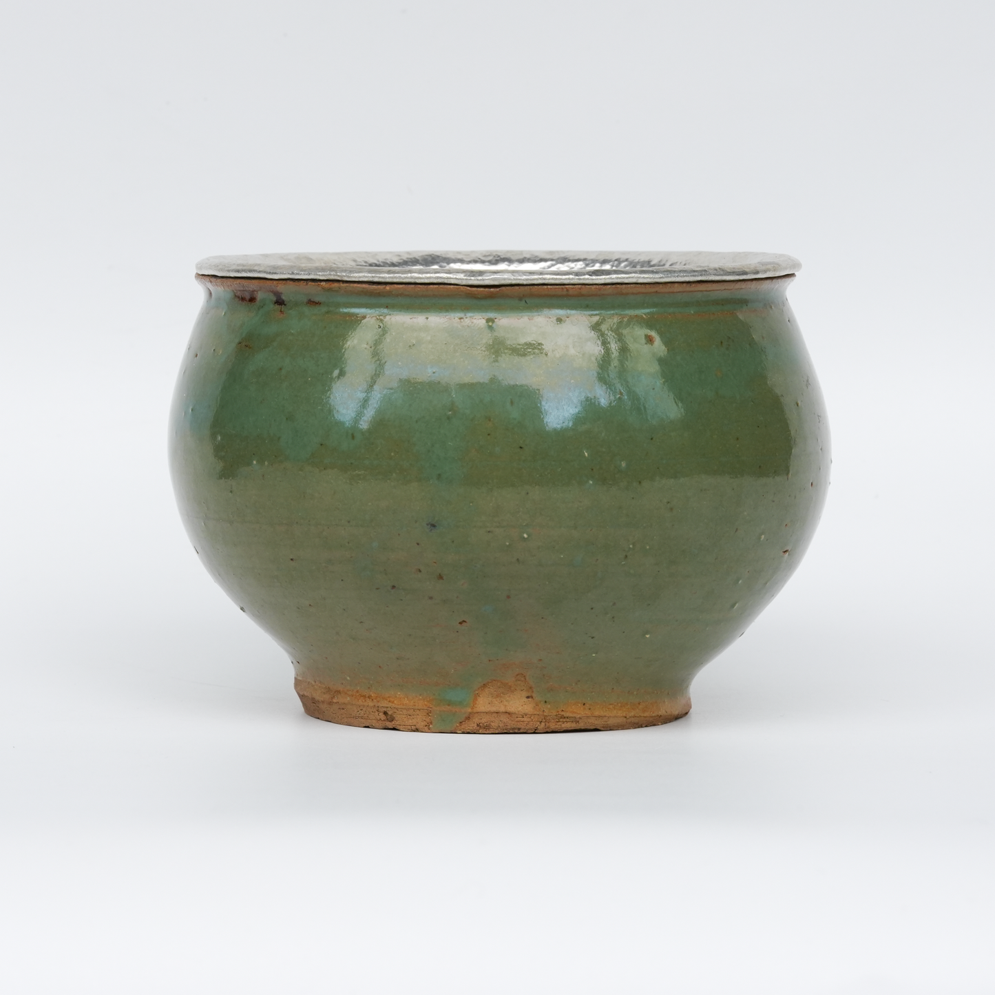 440ml Antique Handmade Waste Water Jar/Tea Tray