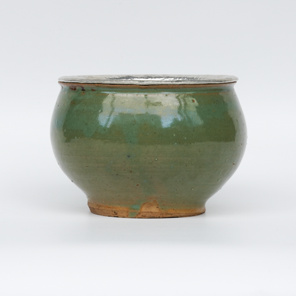 440ml Antique Handmade Waste Water Jar/Tea Tray