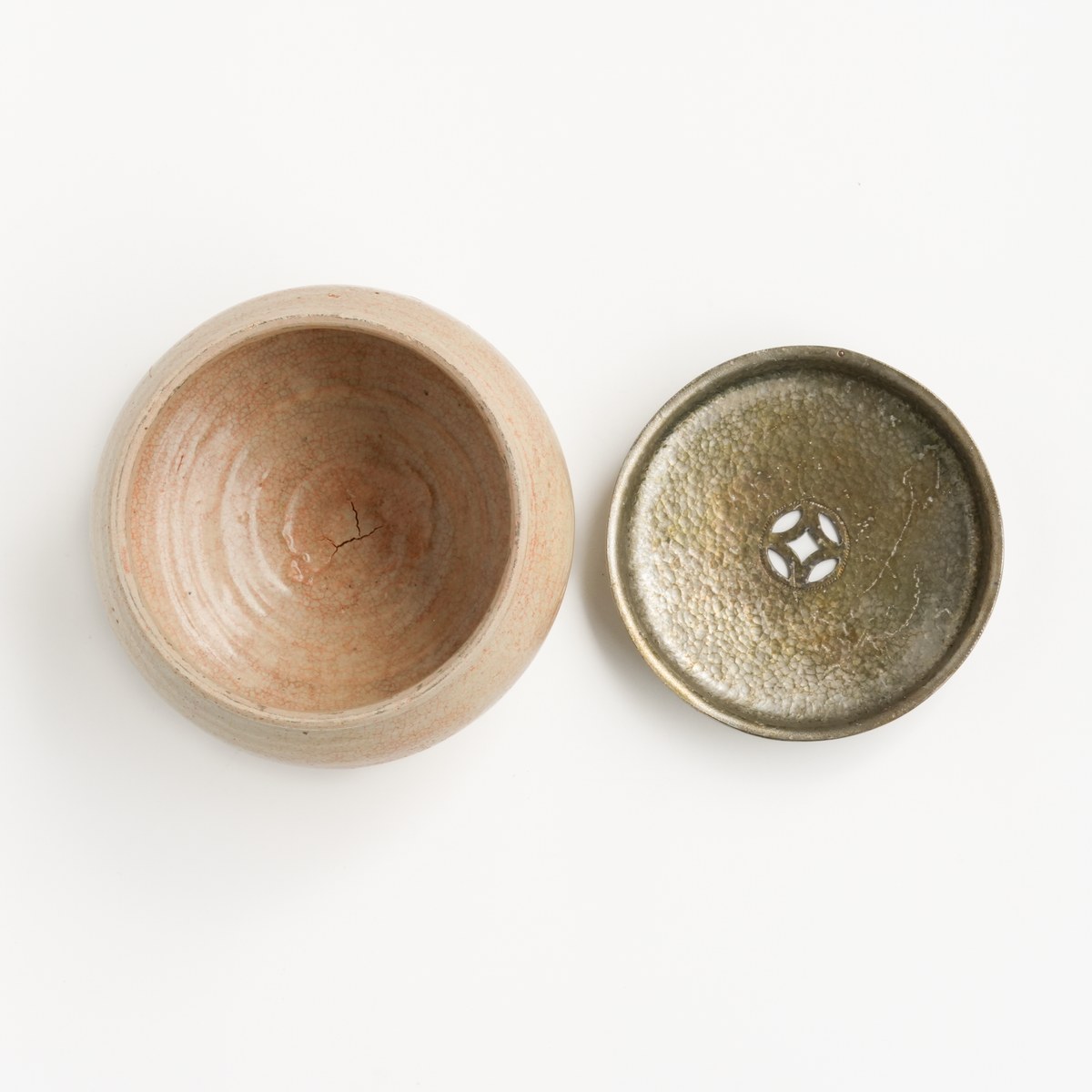 260ml Antique Handmade Waste Water Jar