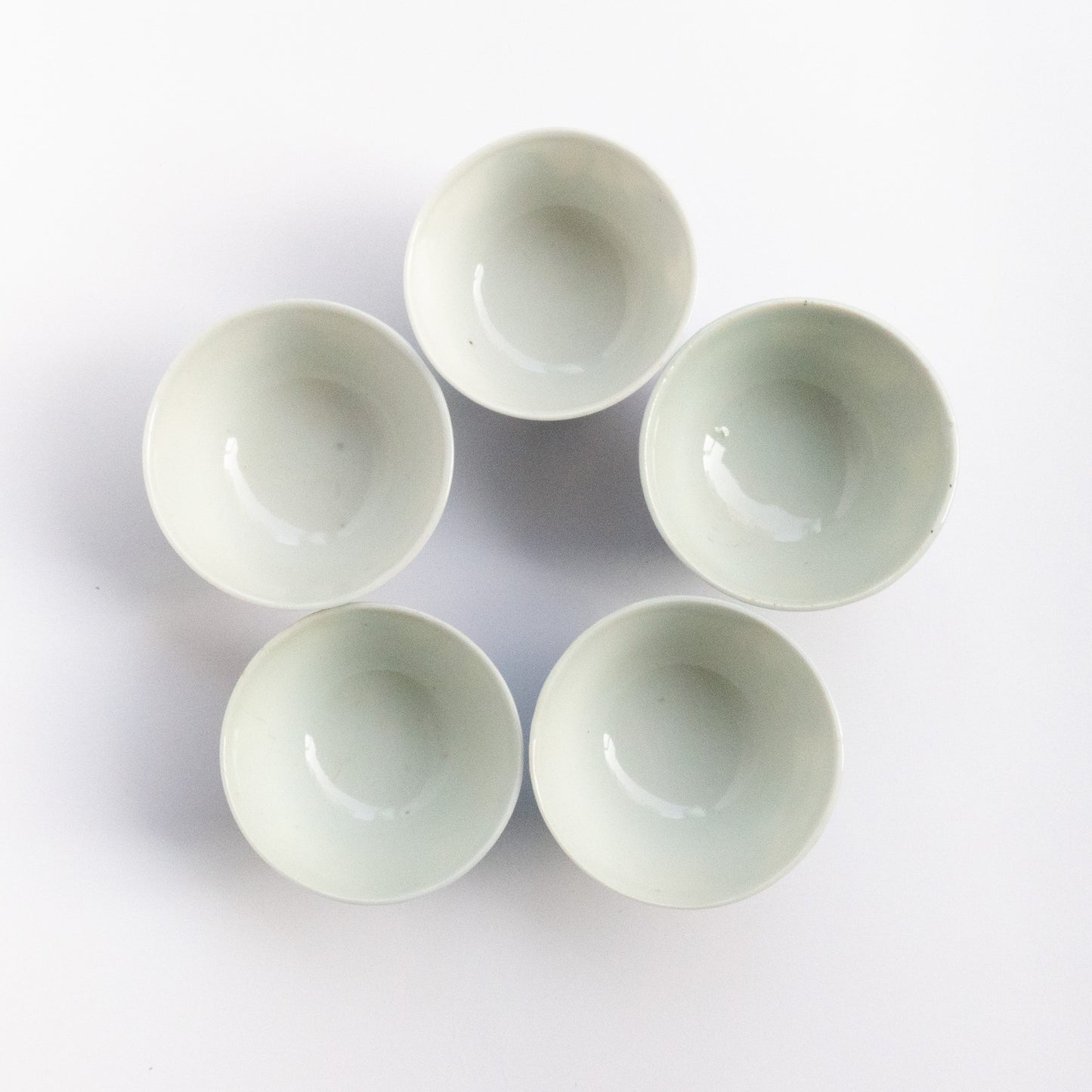 35ml Qing Dynasty Lotus Cups