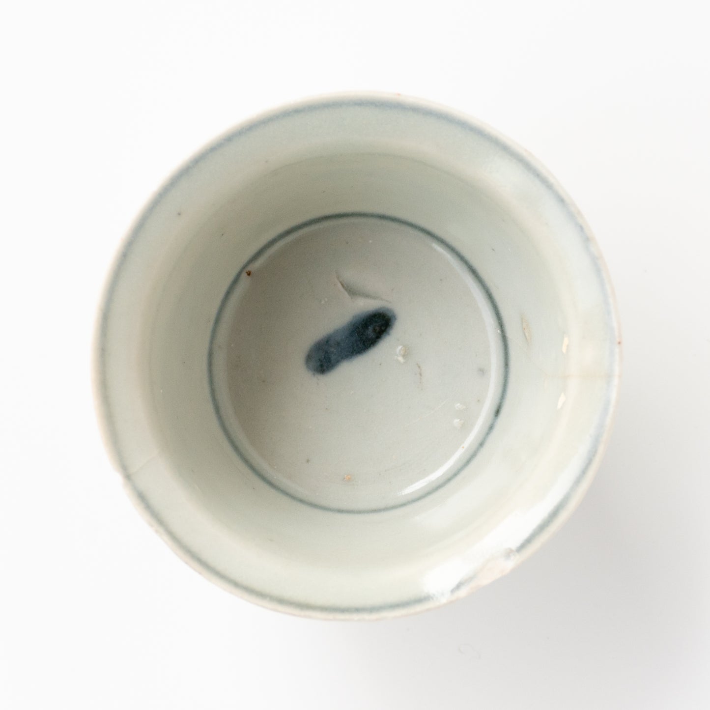 70ml Ming Dynasty Dragon Teacup (Silver repair)