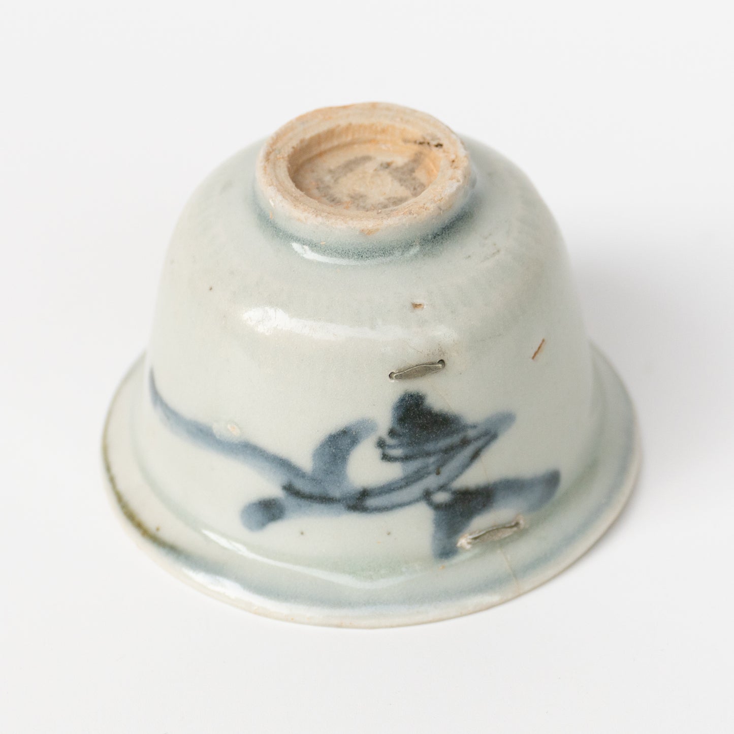 70ml Ming Dynasty Dragon Teacup (Silver repair)