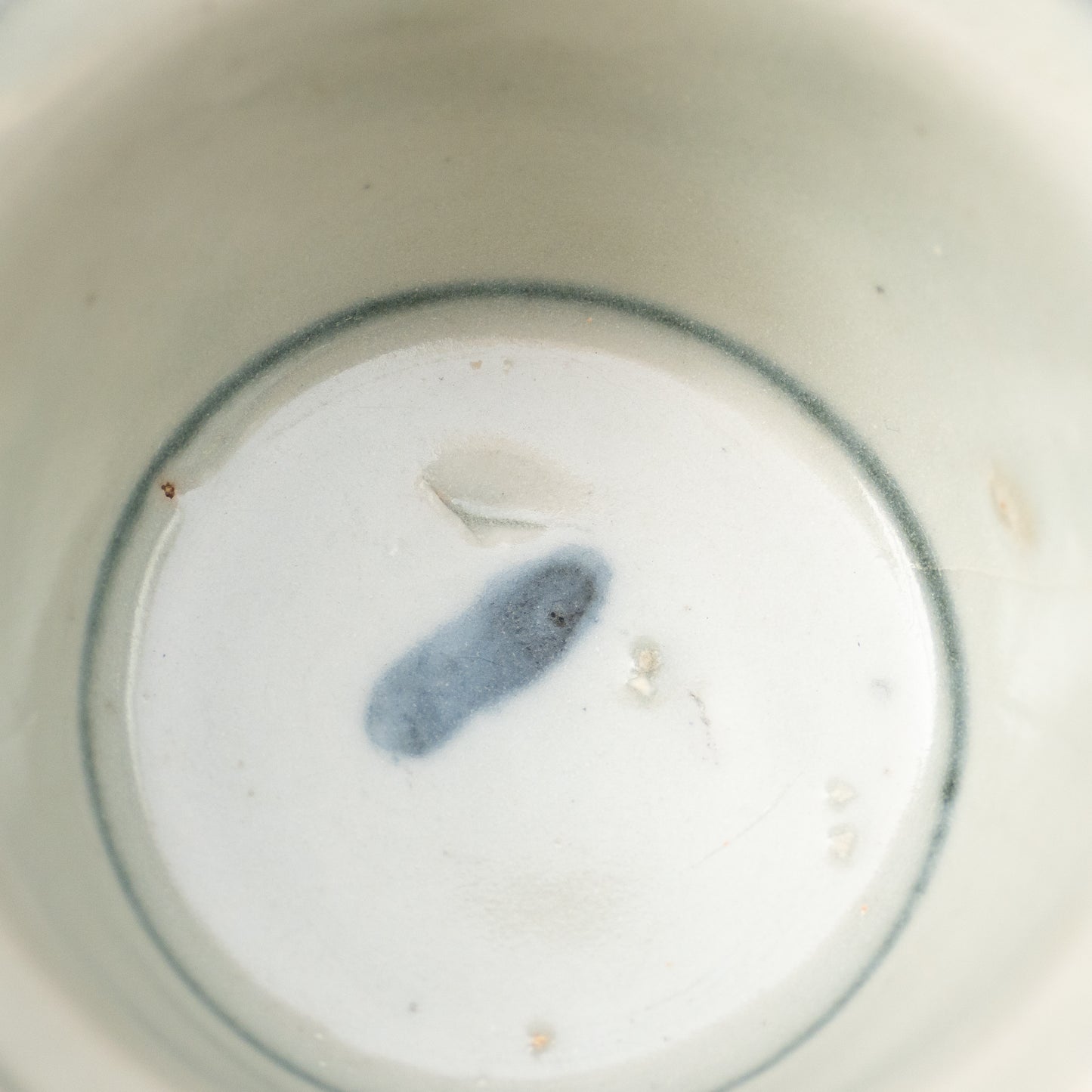 70ml Ming Dynasty Dragon Teacup (Silver repair)