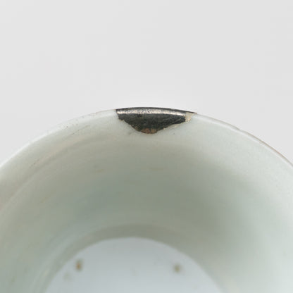 35ml Ming Dynasty Teacup (Silver repair)