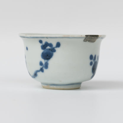 35ml Ming Dynasty Teacup (Silver repair)