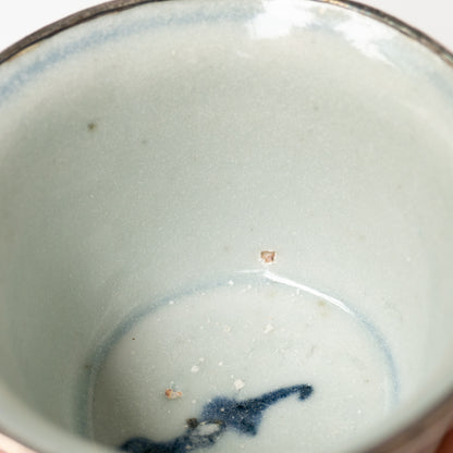 55ml Ming Dynasty Dragon Teacup (Silver repair)