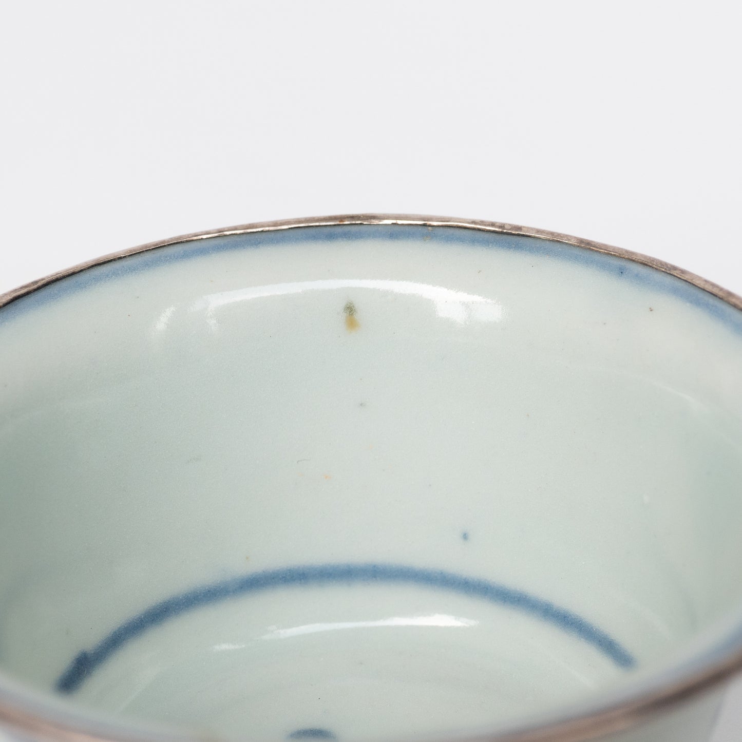 60ml Ming Dynasty Dragon Teacup (Silver repair)