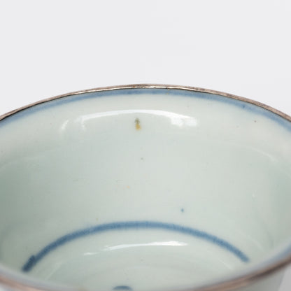 60ml Ming Dynasty Dragon Teacup (Silver repair)