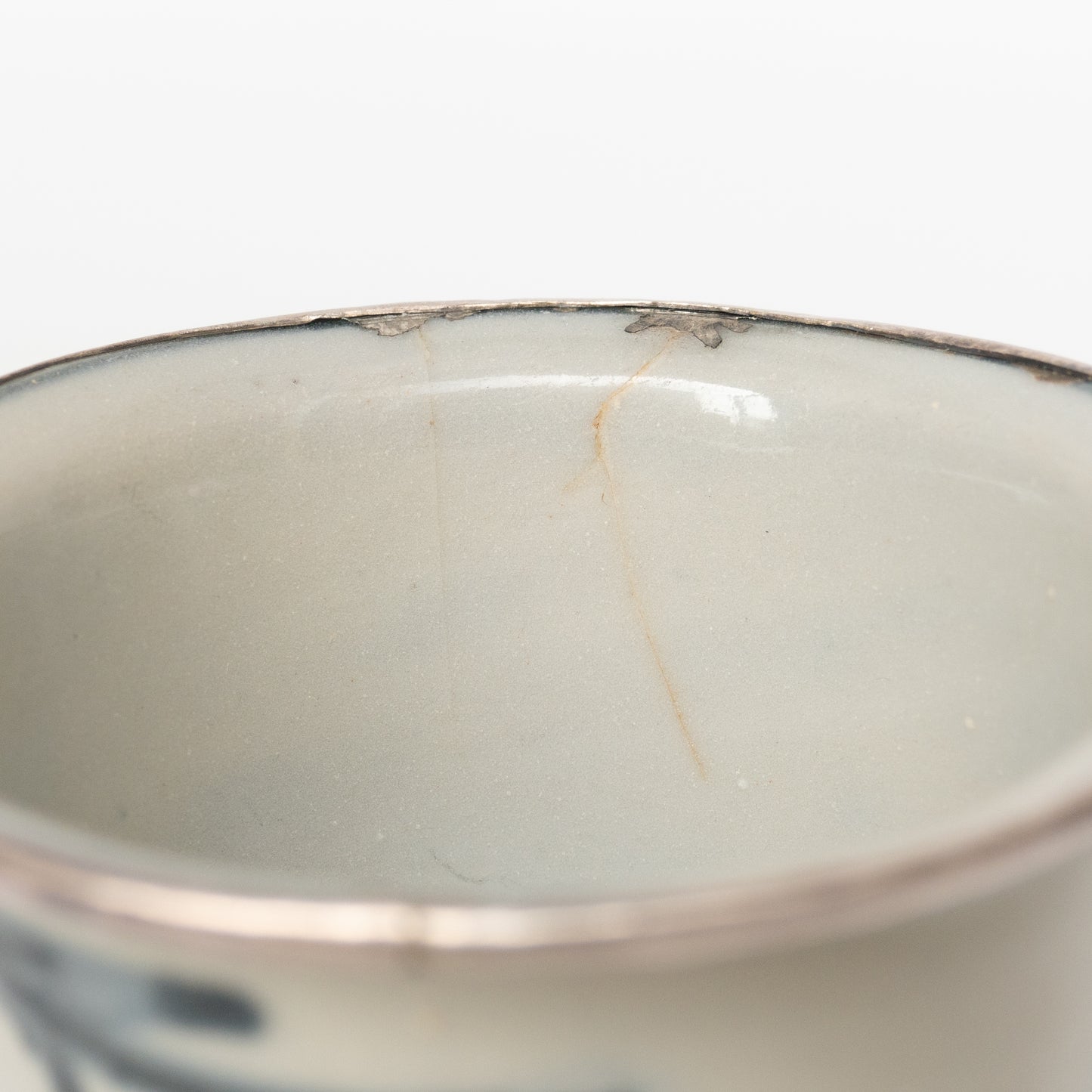 65ml Ming Dynasty Teacup (Silver repair)