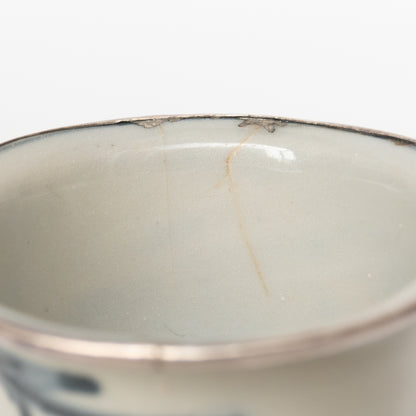 65ml Ming Dynasty Teacup (Silver repair)