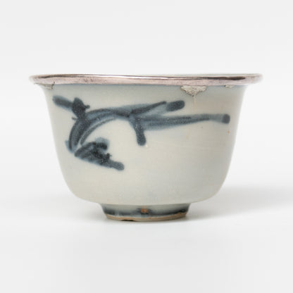65ml Ming Dynasty Teacup (Silver repair)