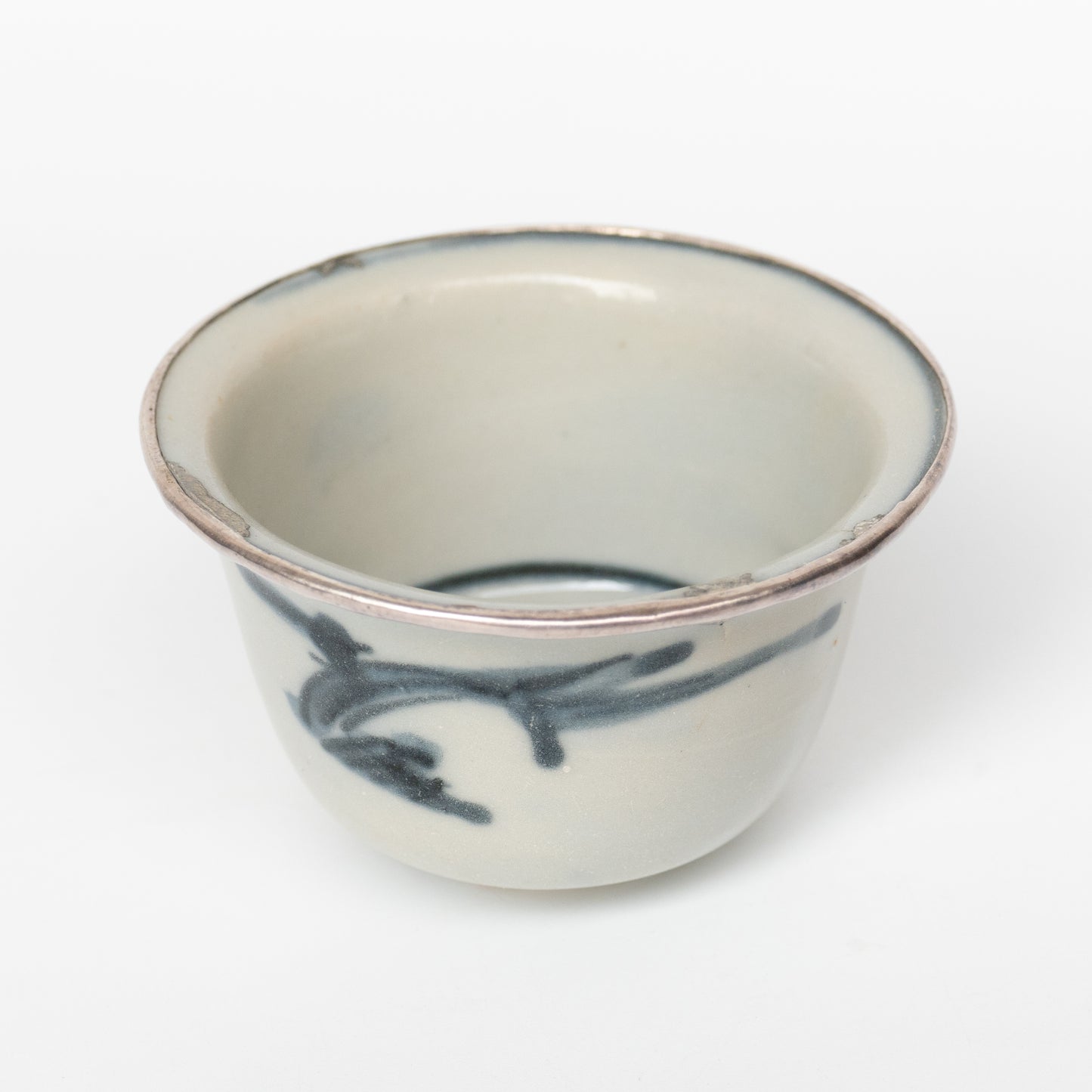65ml Ming Dynasty Teacup (Silver repair)