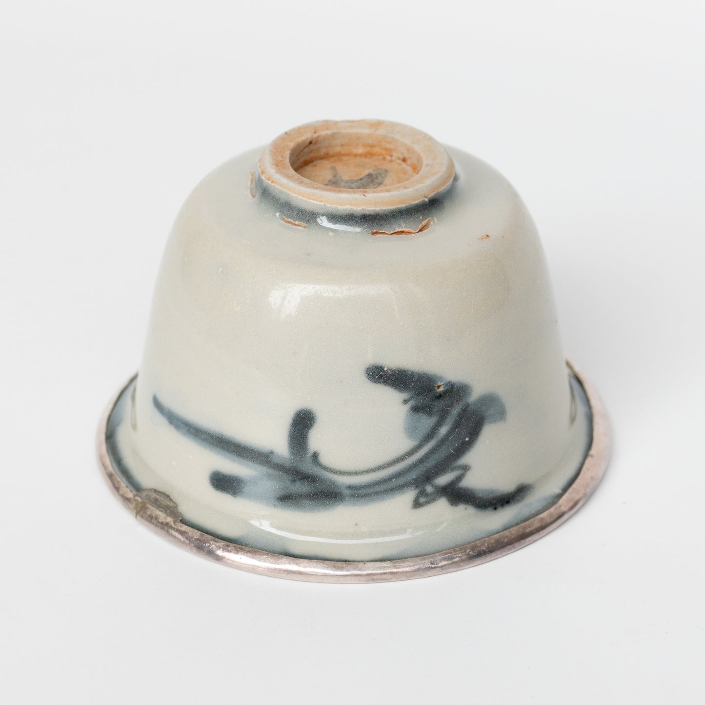 65ml Ming Dynasty Teacup (Silver repair)