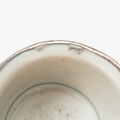 65ml Ming Dynasty Teacup (Silver repair)