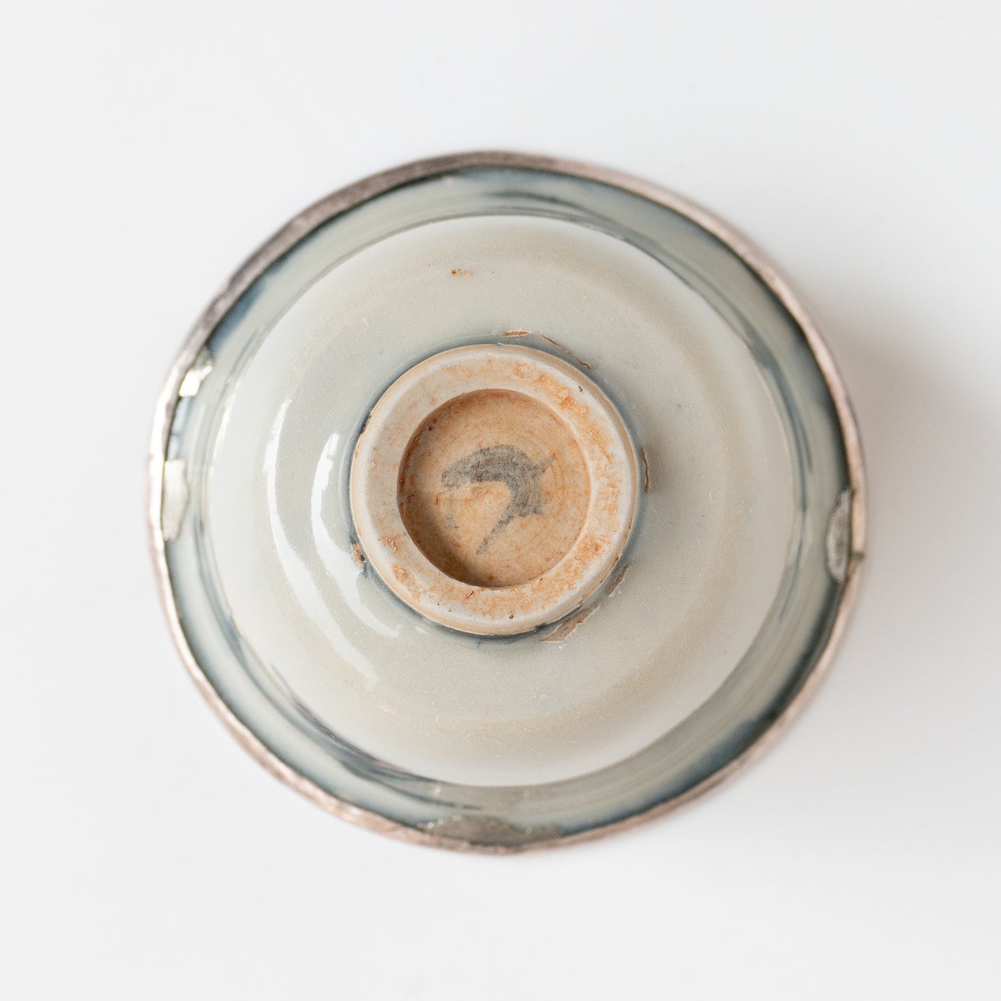 65ml Ming Dynasty Teacup (Silver repair)