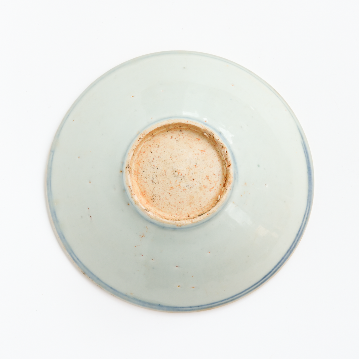 14.3cm Ming Dynasty Blueline Plate