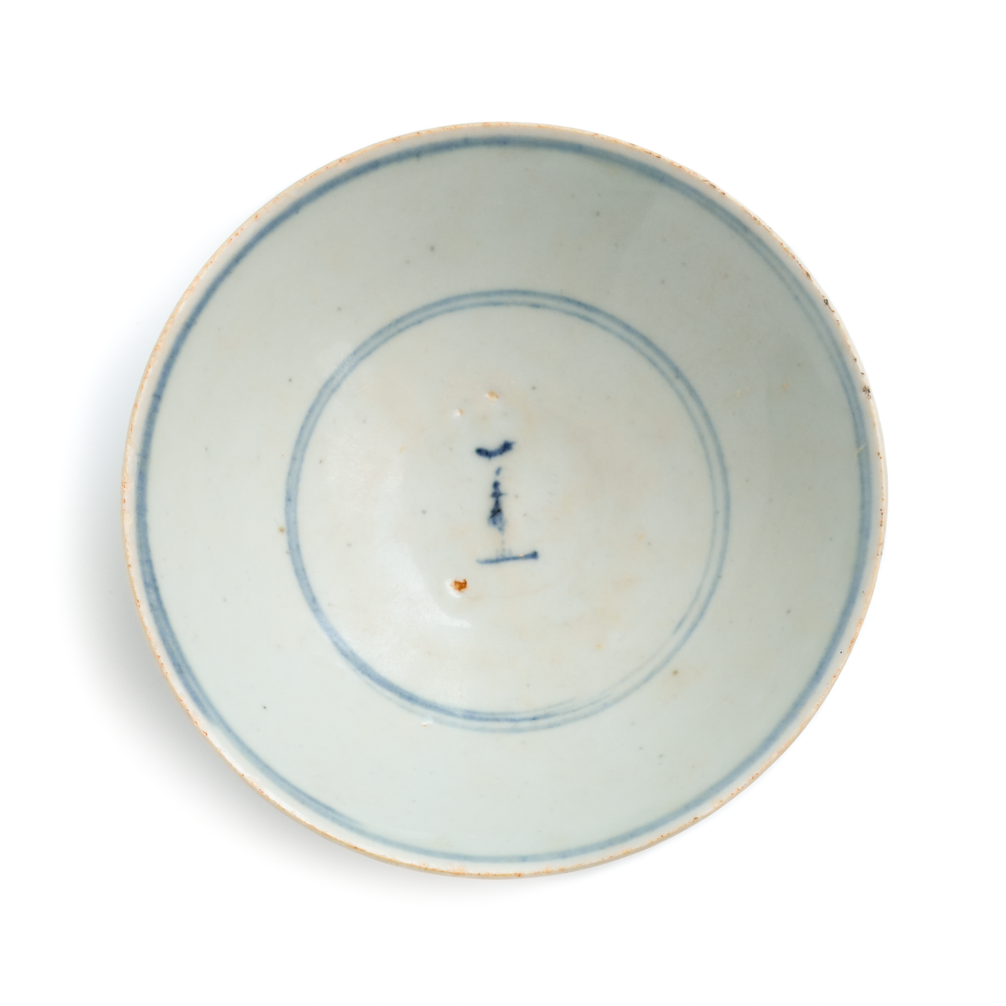 14.3cm Ming Dynasty Blueline Plate