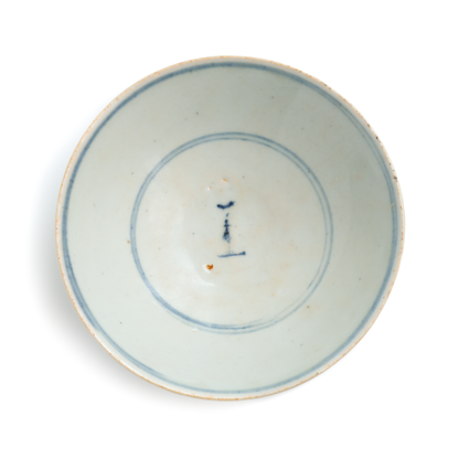 14.3cm Ming Dynasty Blueline Plate