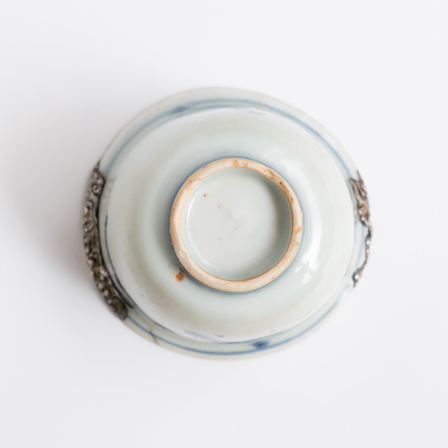 110ml Ming Dynasty Dragon Teacup (Silver repair)