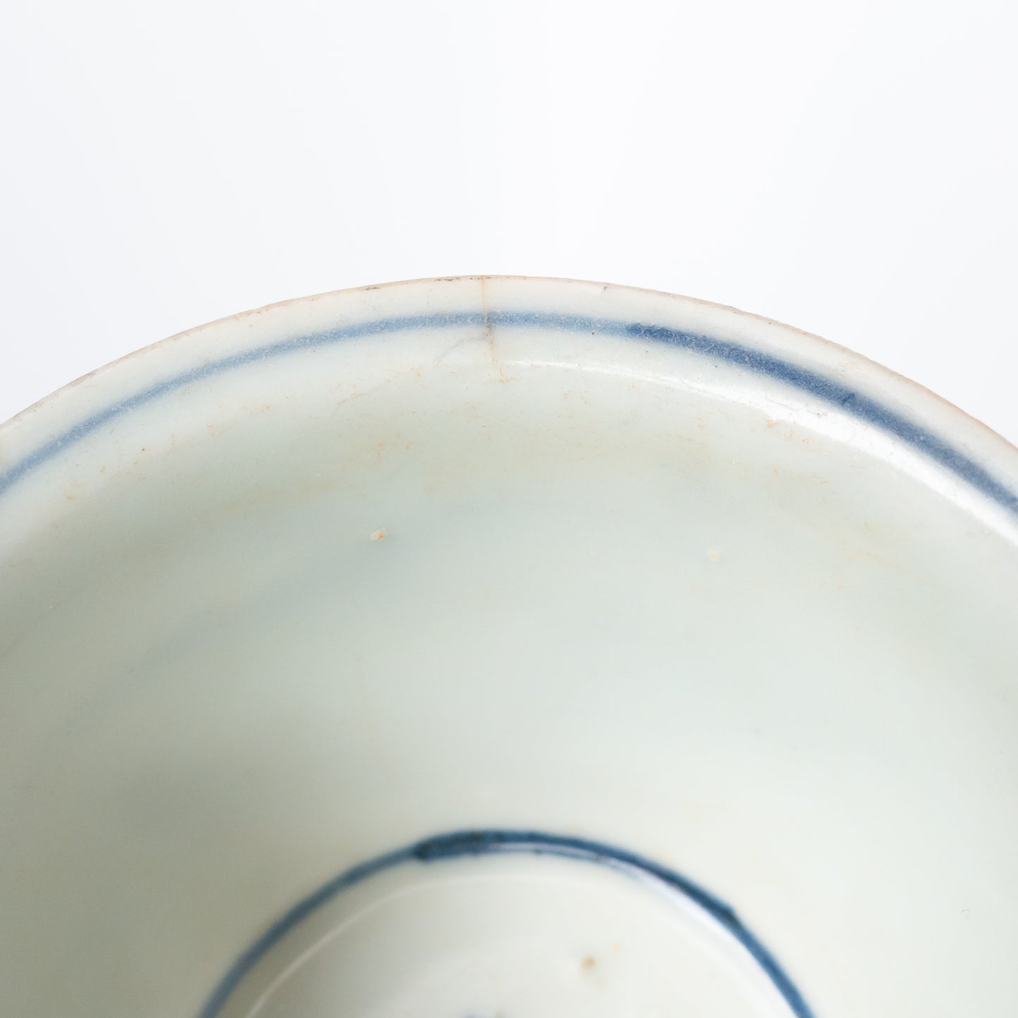 110ml Ming Dynasty Dragon Teacup (Silver repair)
