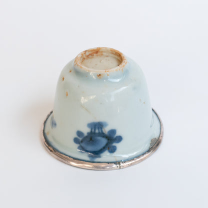 45ml Ming Dynasty Teacup (Silver repair)
