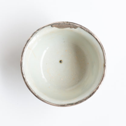 80ml Ming Dynasty Cherry Blossom Teacup (Silver repair)