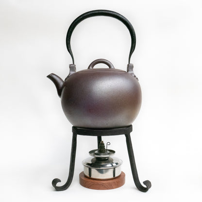 1.35L Fang Xia "Zhong Cao Qing" WoodFired Zisha Kettle B