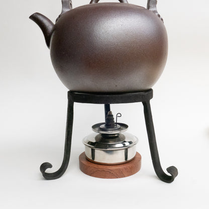 1.35L Fang Xia "Zhong Cao Qing" WoodFired Zisha Kettle B