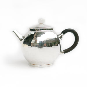 105ml Julunzhu .995 Silver Teapot - black handle