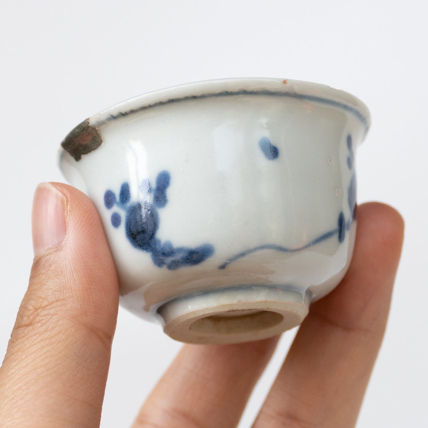 35ml Ming Dynasty Teacup (Silver repair)