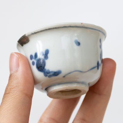 35ml Ming Dynasty Teacup (Silver repair)