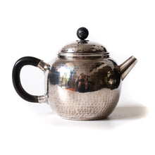 Load image into Gallery viewer, 215ml Pure Silver Teapot - Handmade
