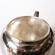 Load image into Gallery viewer, 215ml Pure Silver Teapot - Handmade

