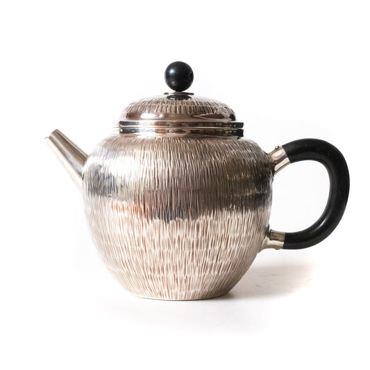 225ml Pure Silver Teapot - Handmade