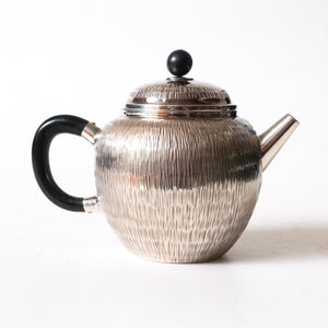 225ml Pure Silver Teapot - Handmade