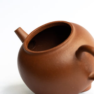 105ml Fang Xia - Hongni 'PingGai' Yixing Teapot